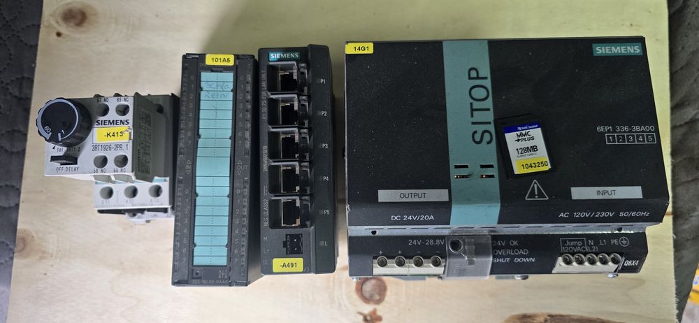 Siemens sitop zasilacz karta 128mb s7 zestaw