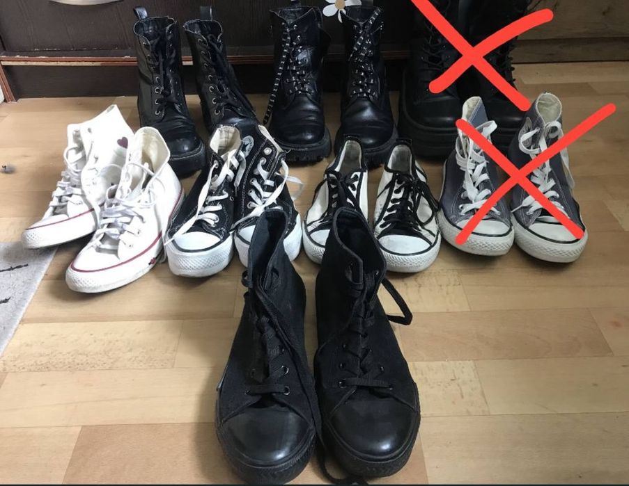 Взуття Converse різних видів