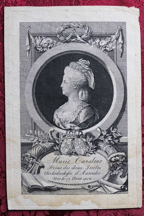 Maria Carolina Rainha das Duas Sicílias Arquiduquesa de Áustria