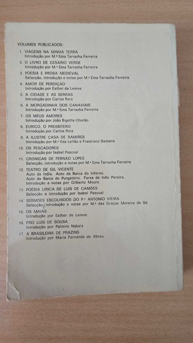 Livro "A Brasileira de Prazins" de Camilo Castelo Branco