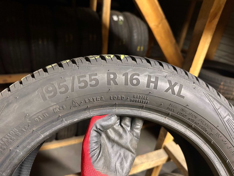 Шини всесезонні 195/55R16 CONTINENTAL AllSeasonContact 2шт 8мм 2021