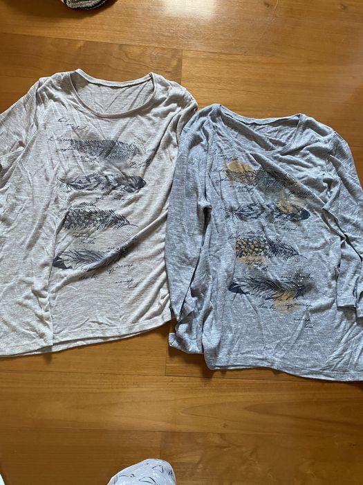 Conjunto 7 camisolas de manga comprida tamanho M