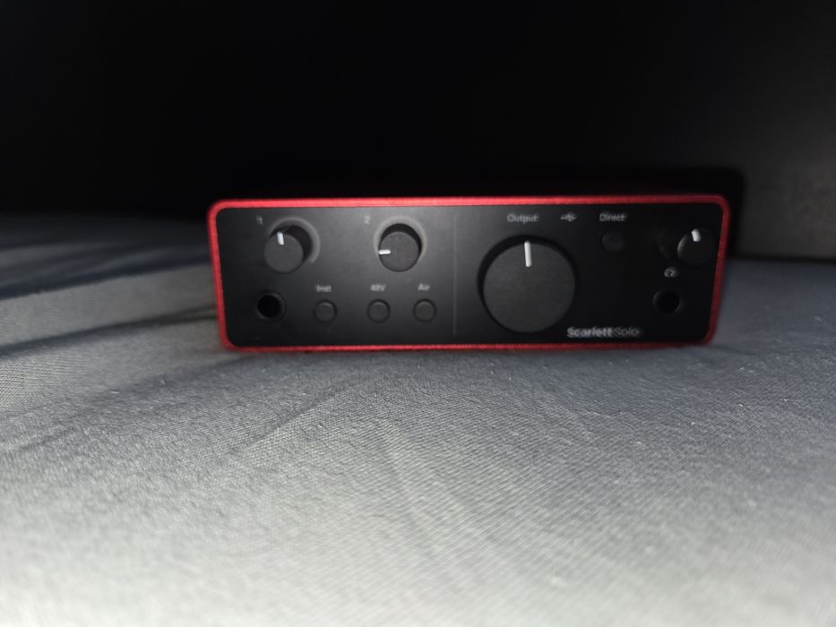 Focusrite scarlet solo 4th gen