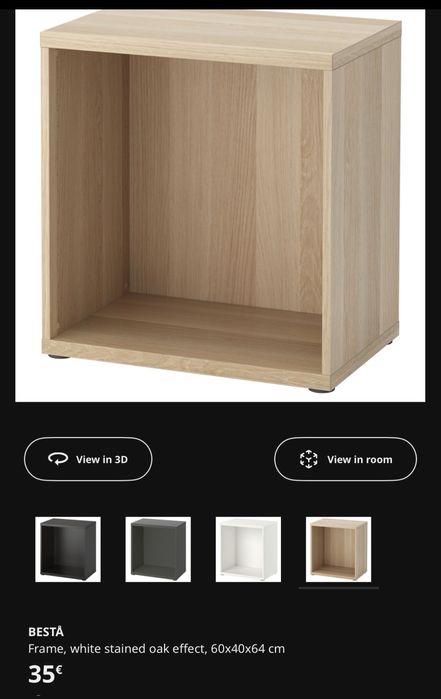 Conjunto móvel sala + móvel tv modelo Bestä - Ikea