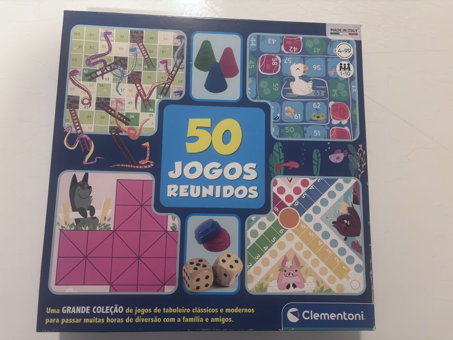 Jogos Clementoni A Volta ao Mundo + 50 Jogos Reunidos