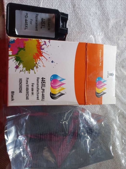 картридж 445 XXL б.у. черный