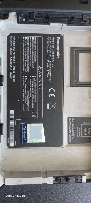 Laptop Diagnostyczny Pancerny Panasonic CF-33