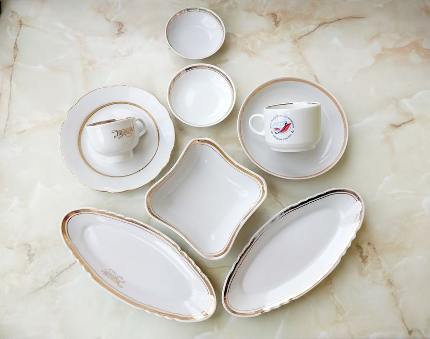 Блюдца фарфор чайные кофейные Дулёво Полонное Баранівка Городница