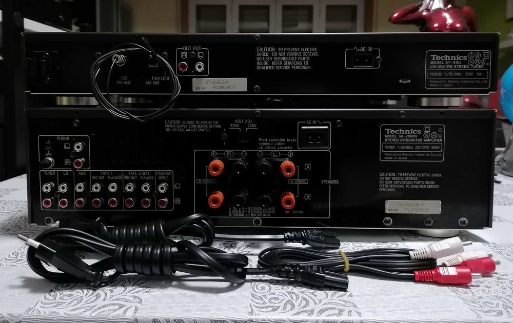Amplificador Technics SU-VX600 + Sintonizador Technics ST-610L
