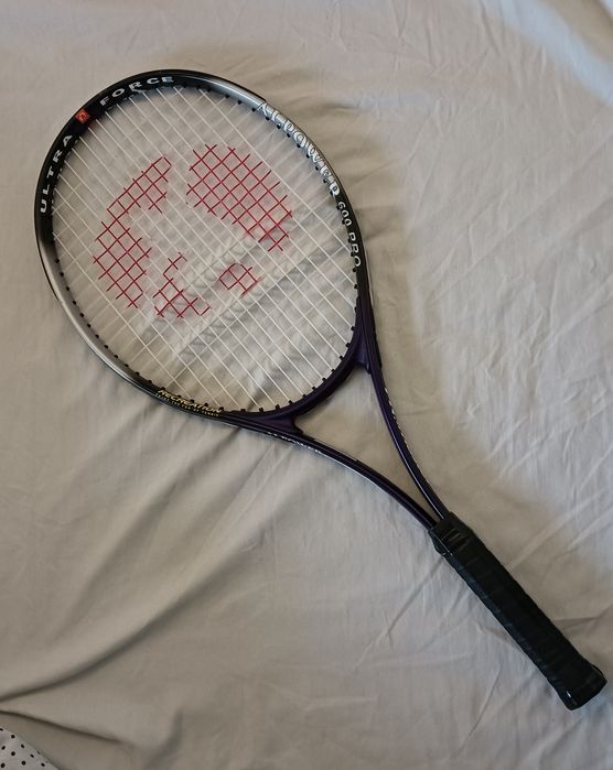 5 Raquetes de tênis + 2 Raquetes de Padel + 1 Squash Racquet