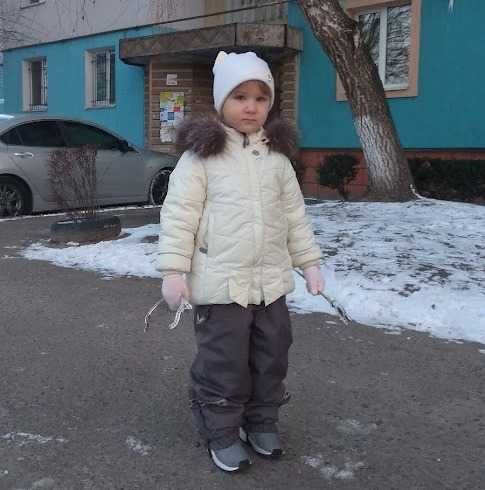 Зимовий комплект Lenne Piia 16332/100 розмір 104 куртка + напівкомбіне
