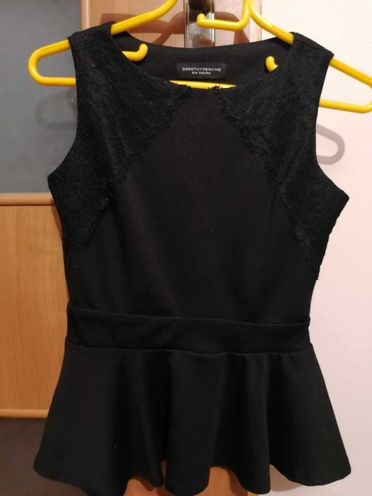 Czarna bluzka elegancka Dorothy Perkins 34 rozmiar, xs