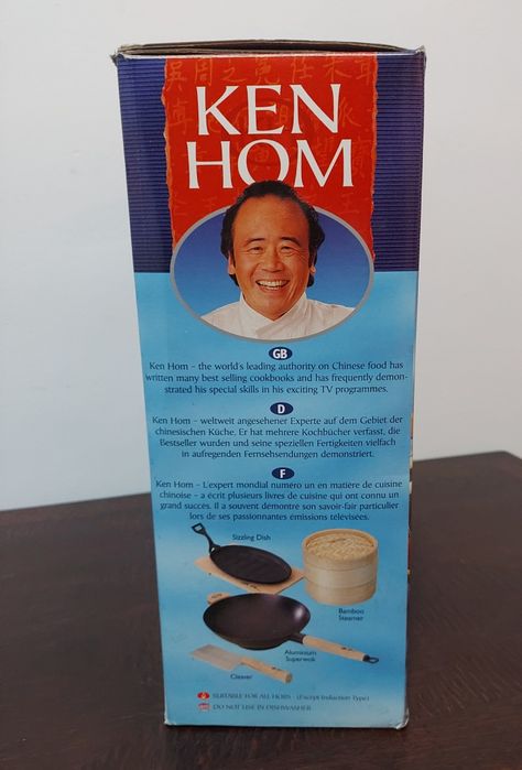 Wok KEN HOM zestaw