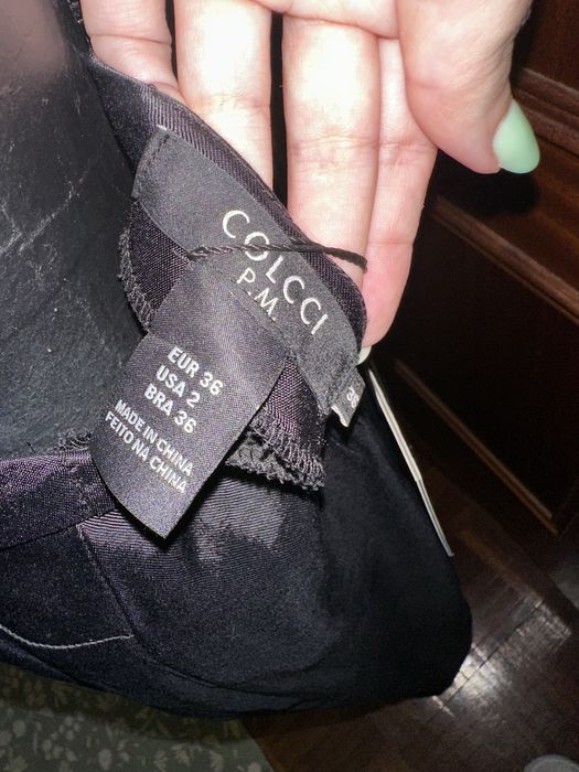 Saia comprida preta Colcci nova com etiqueta