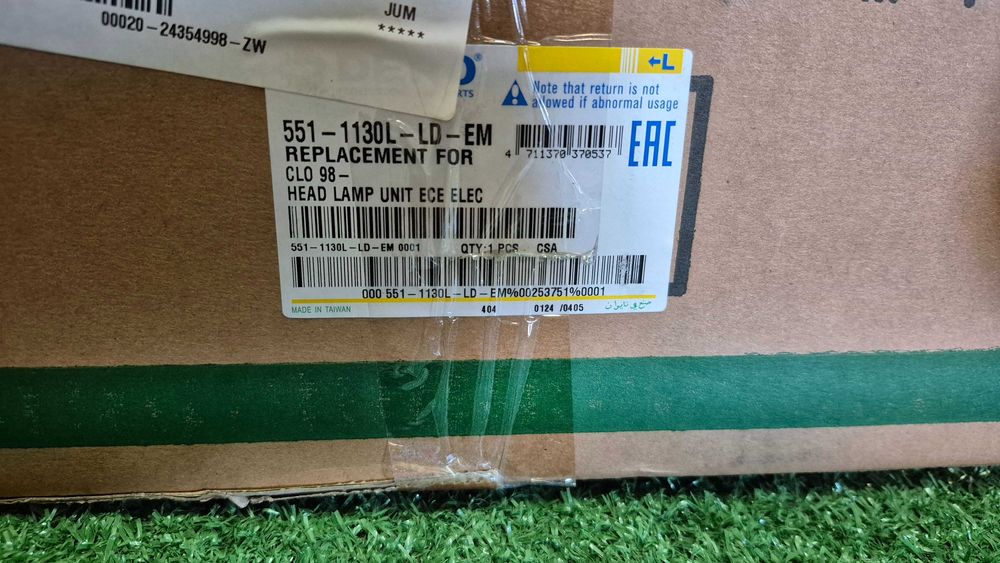 Otica Farol Esquerdo Renault Clio II 1998 a 2001 Ref. 551-1130L-LD-EM USADA DEPO COMO NOVA