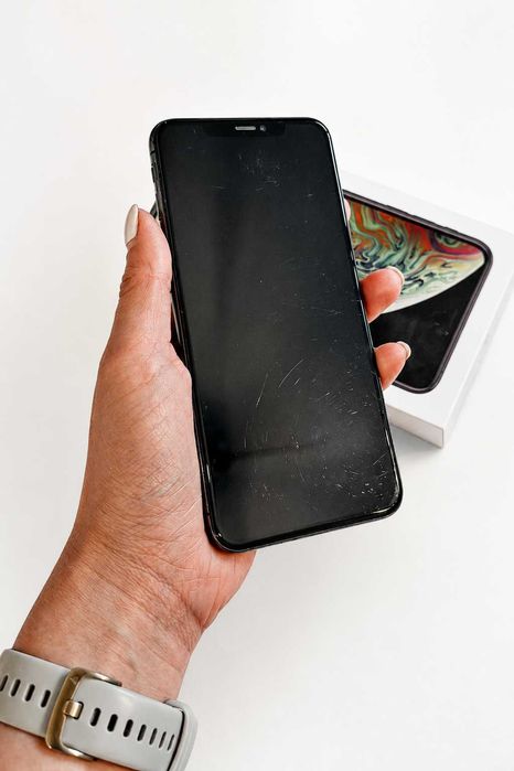 iPhone XS Max 64 GB Space Gray | Oryginalne pudełko | nowe słuchawki