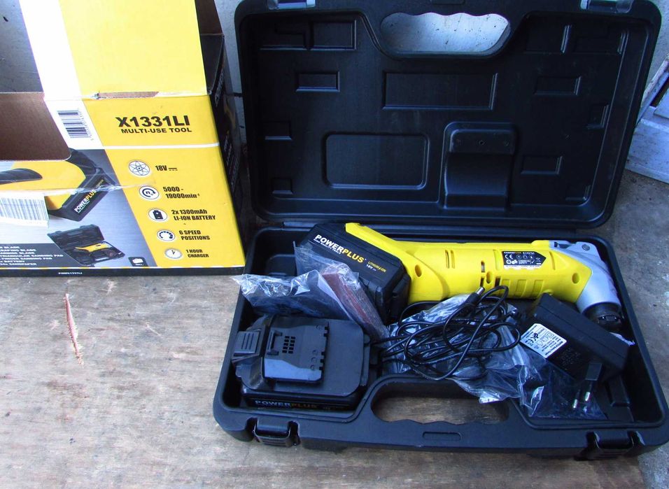 Акумуляторний реноватор, мультиінструмент Powerplus POWX1331LI(Бельгія