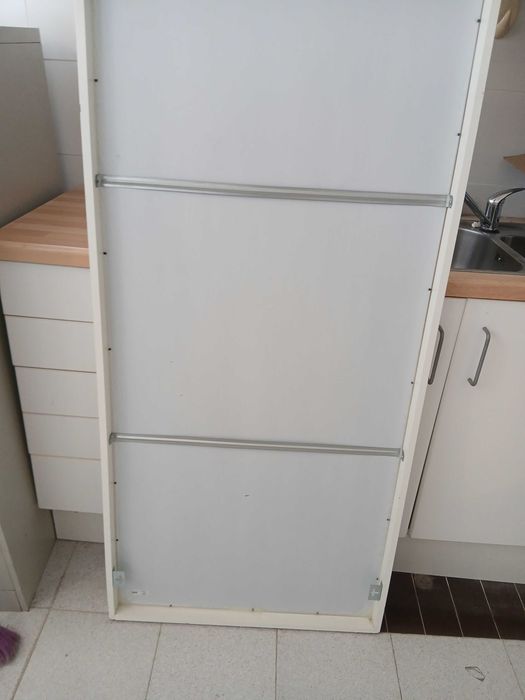 Espelho Ikea moldura branca 160x70 cm