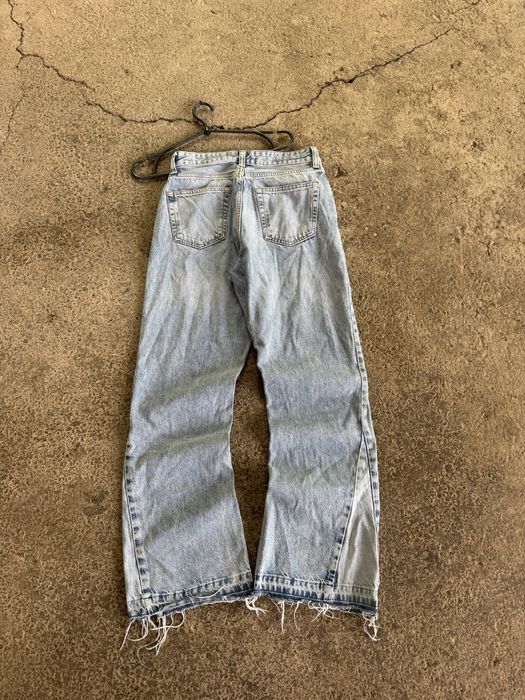 Streetwear Zara flared jeans indie sleaze Jaded London y2k style