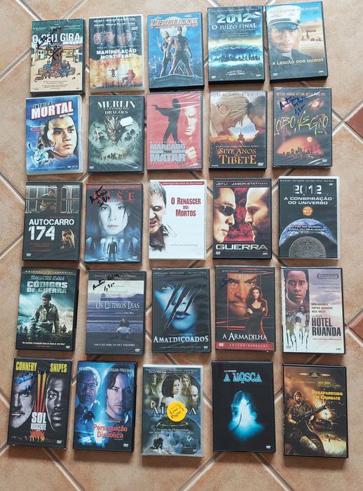 Diversos filmes em DVD