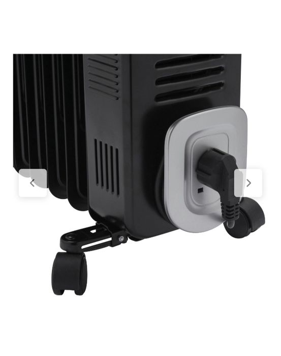 Aquecedor de óleo Equation com tampa traseira 2900W Turbo preto