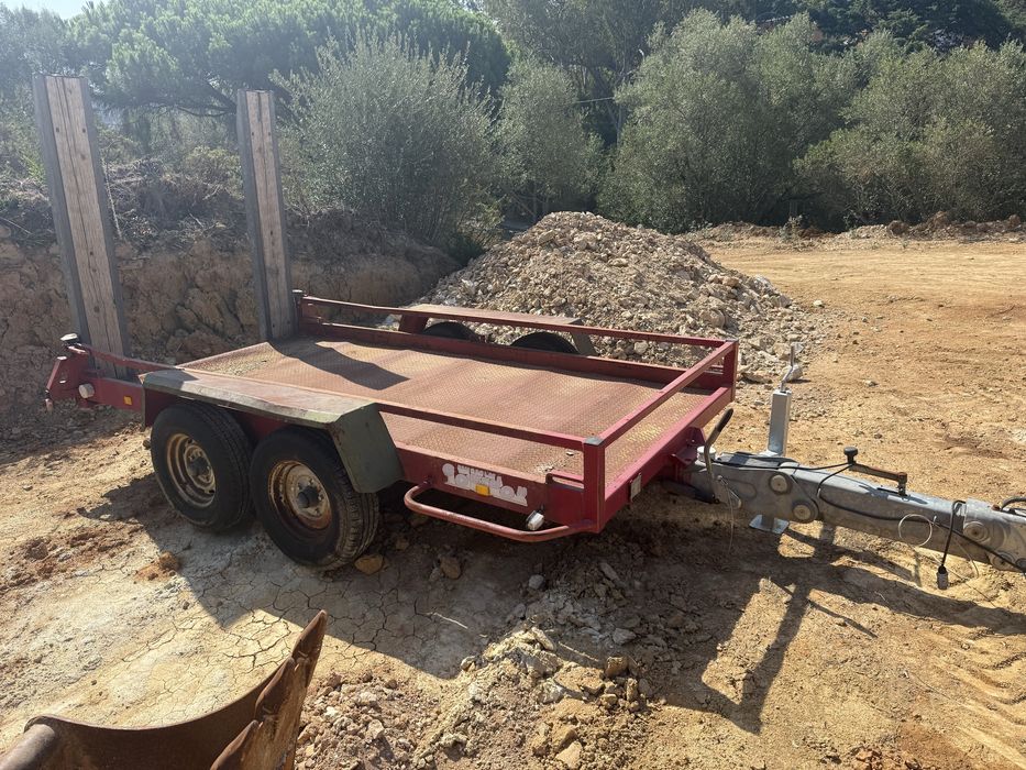 Reboque 2 eixos por giratorio 2,7t