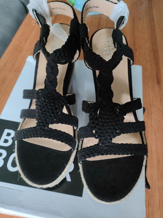 Espadryle, sandały na koturnie Bullboxer