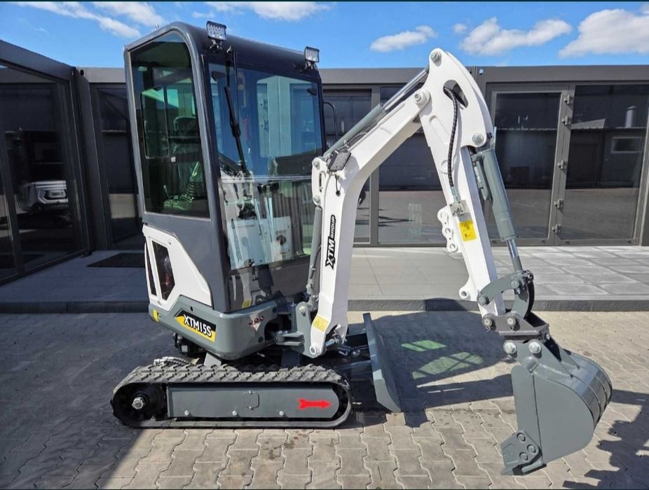 NOWA MINI KOPARKA XTM X15S 2025, 1500KG Gwarancja 12 m