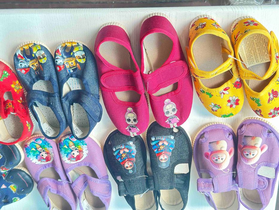 Тапочки в садочок, капці кімнатні на липучці. Чешки Берегиня, Чернигов