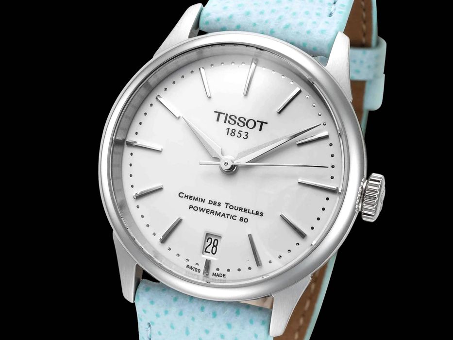 Жіночий механічний годинник Tissot Chemin des Tourelles T139.207.16.011.00 Powermatic 80 34 мм Swiss Made