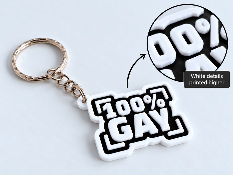 Chaveiro 100% Gay