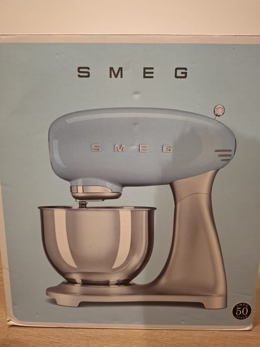 Robot de Cozinha Batedeira Smeg 800 W 4,8 Litros Preta NOVA selada