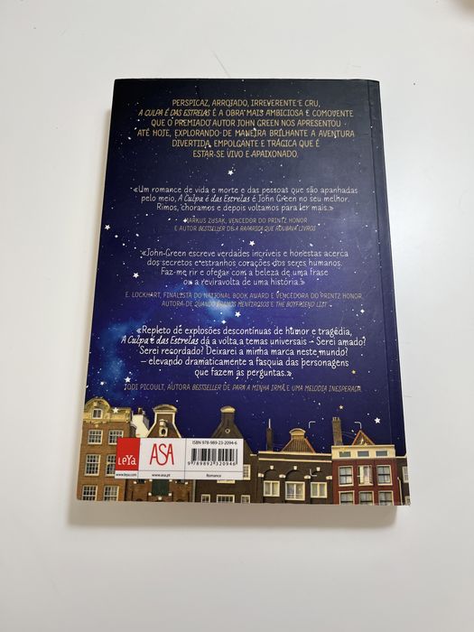 Livro “A Culpa é das Estrelas”