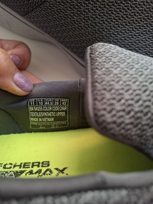 Мужские мокасины"Skechers" 44,5размер