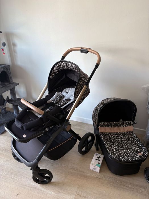 Carrinho mysa Chicco edição limitada +ovo+ base isofix 360 + alcofa + adaptadores