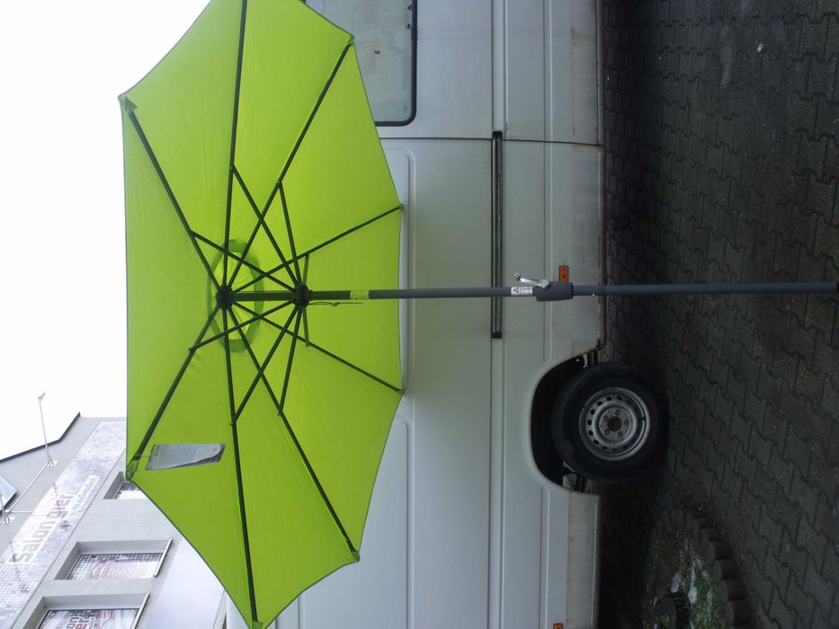 Parasol ogrodowy okrągły 270cm Schneider HARLEM zielony