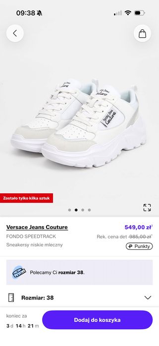 Sneakersy Versace Jeans Couture