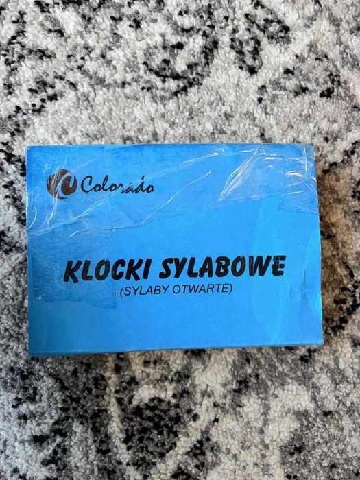klocki z sylabami 3 zestawy Colorado