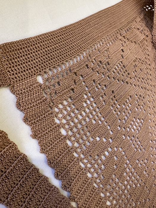 Припинда, фартух гачком, етно стиль