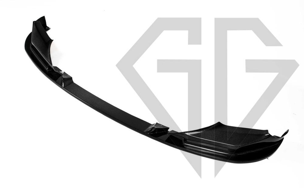 карбоновий сплитер губа BMW M5 F90 Стиль 3D передня накладка на бампер