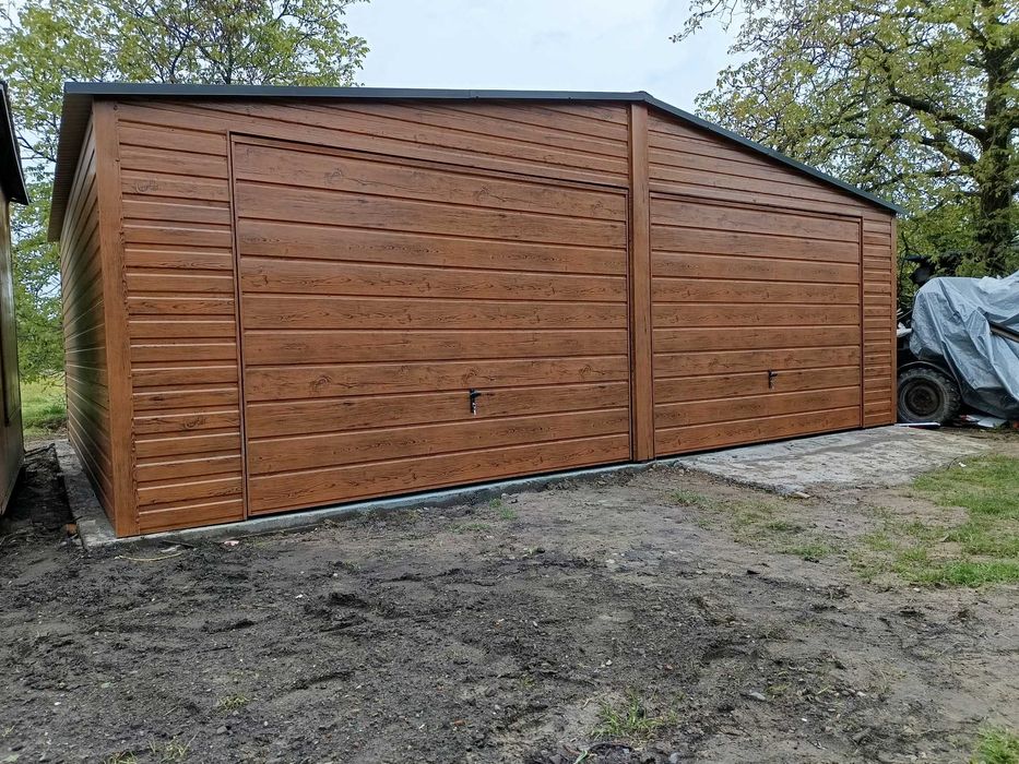 Garaż blaszany garaż blaszak garaże blaszane 7-5 6-6 profil poziom 7-6