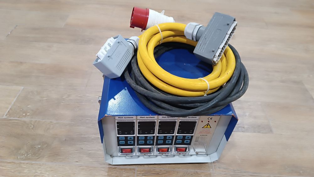 Controlador de temperatura para moldes de injeção 4 zonas de