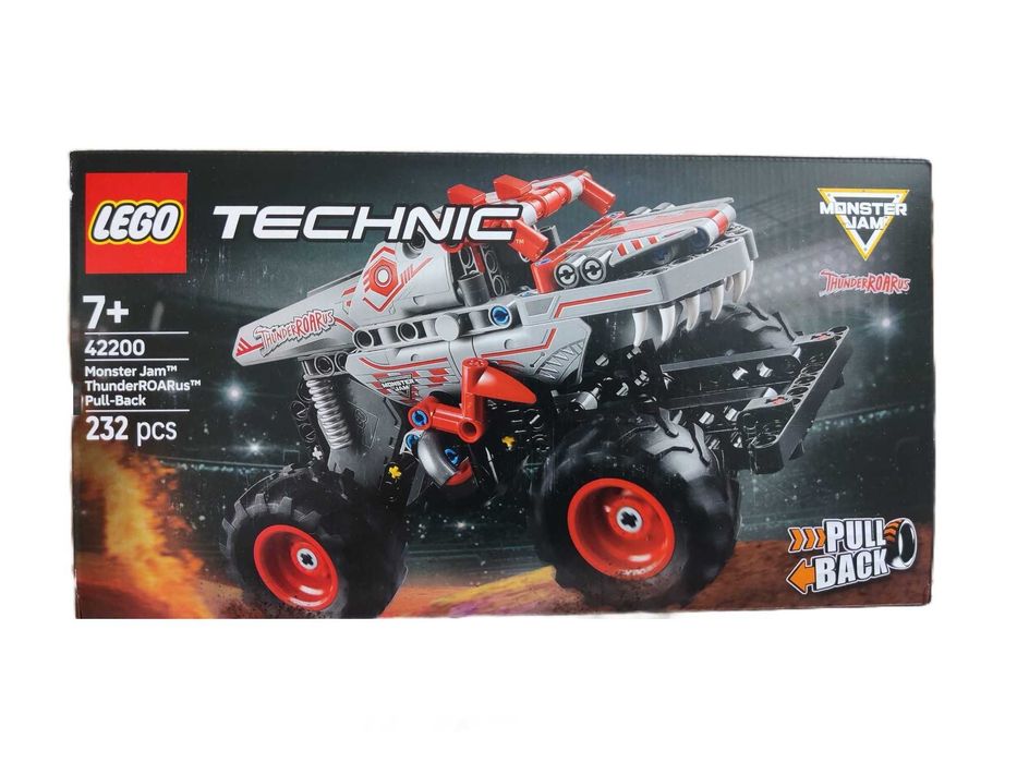 NOWY zestaw LEGO TECHNIC 42200 Monster Jam ThunderROARus Pull-Back