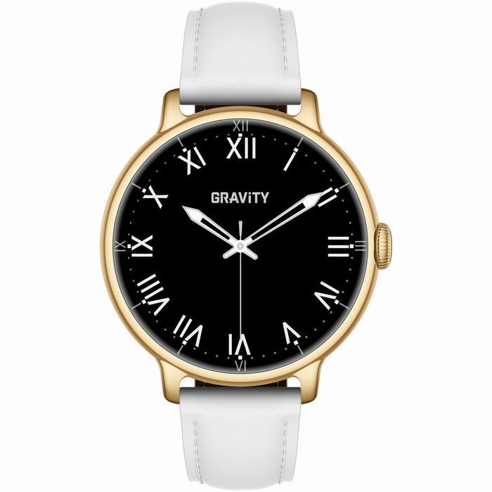 Smartwatch Gravity Złoty Bransoleta + Pasek GT33-2