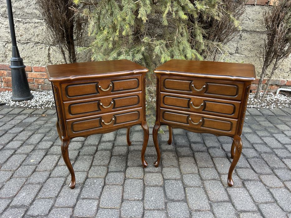 Stylowe Stoliki Ludwikowskie Szafki Noce Komody Ludwik Po Renowacji