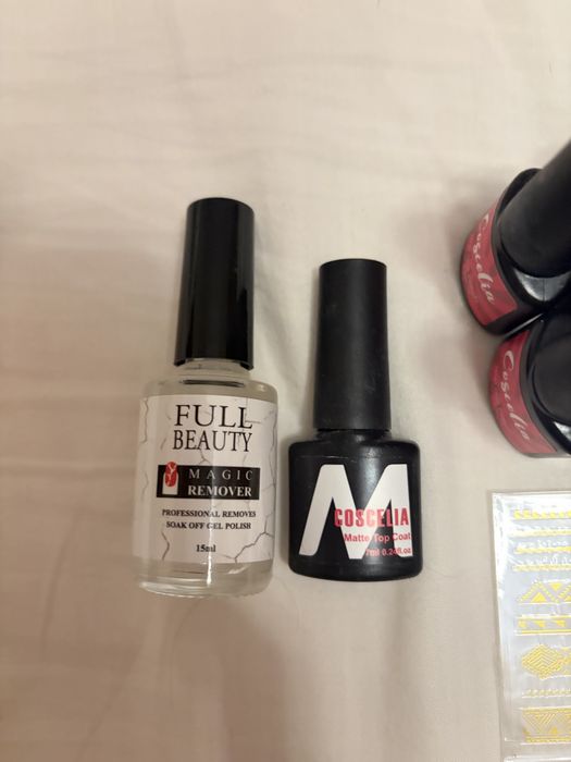 Kit Verniz Gel / Nail Art – Tudo como nas fotos