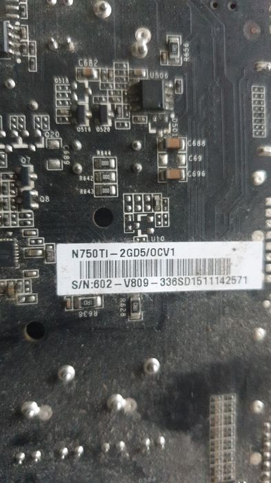 Placa gráfica danificada