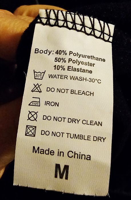 Nowe czarne matowe lateksowe, ocieplane leginsy, rozm M