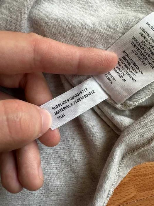 Koszulka Polo Ralph Lauren grey Basic