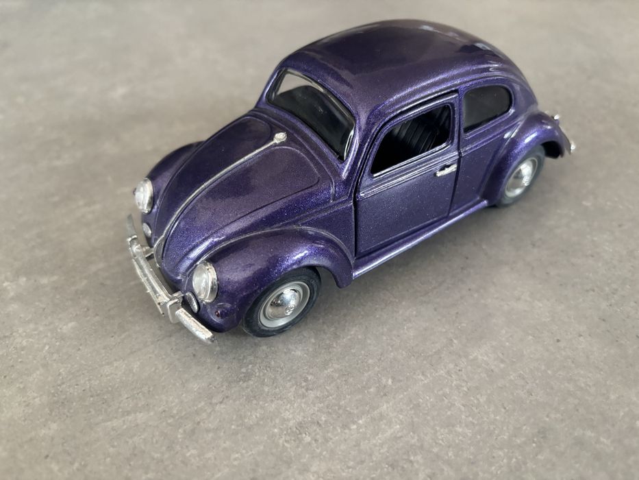 Model SunnySide skala 1/24 VW Vokswagen Beetle fiolet